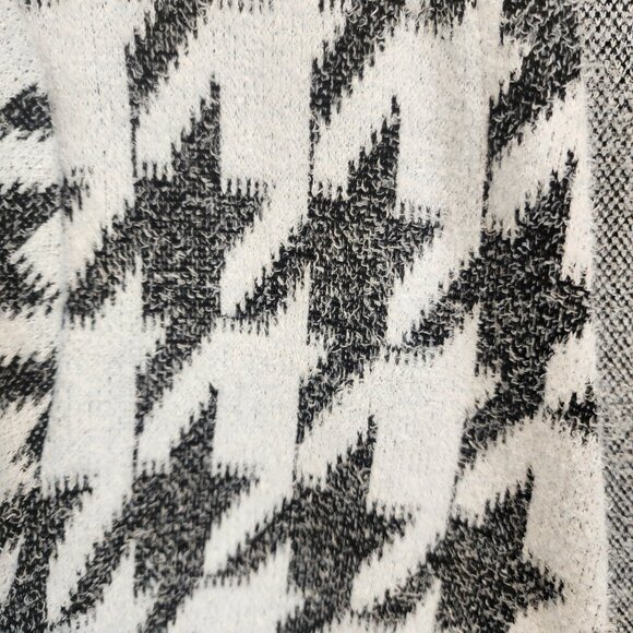 WHBM Houndstooth Duster Cardigan, Size M, Like New - Picture 4 of 7